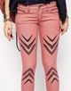 Джинсы Free People 581819 L (10908L) Красный - изображение 3