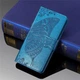 Чехол-книжка с рисунком UniCase Butterfly Pattern для Motorola Moto G10 / Moto G20 / Moto G30 - Blue - изображение 3