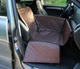 Автогамак Трансформер для Собак Haustier Elegant Brown 1/3 заднего сиденья 45х145см (HT6-3-058) - изображение 5