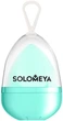 Спонж косметичний для макіяжу Solomeya Microfiber Velvet Sponge Tiffany Тіффані Вельветовий (5060504725262) - зображення 1
