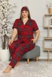 Піжама Pijamoni Клітинка 3XL Червона (P2249) - зображення 2