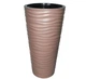 Горшок для цветов Form-Plastic Sahara Slim-30 бежевый со вставкой (2723-051) - изображение 1