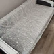 Светящийся в темноте плед покрывало День-ночь 200х230 см Микрофибра (Серый со звездами) - изображение 2