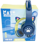 Беспроводные Bluetooth наушники Cat Ear YW-018 с ушками и подсветкой Синие - зображення 2