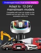ФМ трансмиттер Aiver F63 MP3 RGB Bluetooth v5.0 TF PD3.0 + QC3.0 - изображение 12