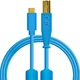 USB-кабель DJ Techtools Chroma Cables: USB-C Blue (Type-C to USB-B) - изображение 1