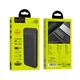 Повербанк портативное зарядное устройство Power Bank Hoco premium 10000 mAh компактная и стильная батарея Black - изображение 9