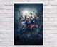 Постер BEGEMOT Мстители Супергерои MARVEL 61x90 см (1124063-1) - изображение 1