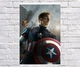 Постер BEGEMOT Мстители Супергерои MARVEL Стивен Роджерс Капитан Америка Captain America 61x90 см (1124058-1) - изображение 1