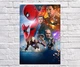 Постер BEGEMOT Месники Супергерої MARVEL Людина павук Пітер паркер і Тоні Старк Залізна людина 40x61 см (1124043) - зображення 1