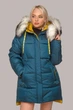 Зимняя куртка Miorichi Лиза 56 Морской волны (01097b2-blue56) - изображение 1