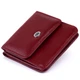 Кожаный кошелек женский ST Leather 9,5х9х1 см (acs0015235) Бордовый - изображение 1