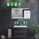 LED-зеркало 90x60см, с подогревом и двумя механическими включателями, модель Francisca (Franciscag68) - изображение 2