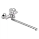 Смеситель для ванны Qtap Grand с поворотным изливом (c душевым гарнитуром) QTGRACRM005 Chrome - изображение 3
