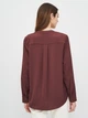Блуза H&M 34 бордовый 26056405390 - изображение 2