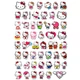 Набор наклеек Хеллоу Китти Hello Kitty 52 шт - зображення 2