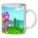 Кружка Райдужно метелик однорідна кішка SuperCup (чашка-SC-Rainbow Butterfly Unicorn Kitty-0012) - зображення 1
