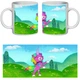 Кружка Райдужно метелик однорідна кішка SuperCup (чашка-SC-Rainbow Butterfly Unicorn Kitty-0012) - зображення 2