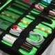 Дорожній органайзер для заряджання, проводів та кабелів Travel Pouch Чорний - зображення 4