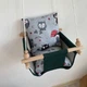 Дитячий гойдалка Infancy Совушки , Зелена основа - зображення 6