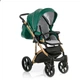 Дитяча універсальна Коляска 2 в 1 mioobaby ZOOM Royal Edition 13, 107, Зелений/золотий - зображення 5