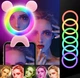 Кольцевая селфи-лампа универсальная RGB для телефона - изображение 1
