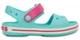 Сандалии Crocs Kids Crocband 12856-4FV-C6 23 Бирюзовый с розовым - изображение 1