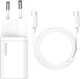 Baseus Super Silicone PD Charger 25W (1Type-C) + Z kablem Type-C do Type-C 3A (1 m) (TZCCSUP-L02) - obraz 6