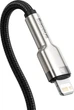 Kabel Baseus Cafule Type-C do Lightning 20W PD 0.25 m Black (CATLJK-01) - obraz 5