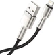 Kabel Baseus Cafule Metal Lightning 2.4A 1m Czarny (CALJK-A01) - obraz 4