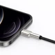 Kabel Baseus Cafule Metal Lightning 2.4A 1m Czarny (CALJK-A01) - obraz 11