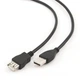 Кабель Cablexpert USB - USB V 2.0 (M/F), подовжувач, 3.0 м, чорний (CCP-USB2-AMAF-10) - зображення 2