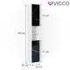 Пенал для ванной Vicco Nero, белый, мраморный - изображение 4