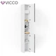 Пенал для ванной Vicco Nero, белый, мраморный - изображение 8