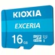 Карта пам'яті Kioxia Exceria microSDHC 16GB Class 10 UHS I (LMEX1L016GG2) + SD адаптер - зображення 3