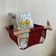 Детская качеля Infancy Африка, Бордовая основа - изображение 1