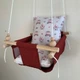 Дитяча гойдалка Infancy Карети, Бордова основа - зображення 6