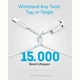 Кабель Anker Powerline Select+ USB-C to USB-A - 1.8м (White) - зображення 2