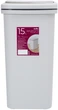 Відро для сміття MVM з кришкою BIN-04 15 л Сіре (BIN-04 15L GRAY) - изображение 1