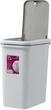 Відро для сміття MVM з кришкою BIN-04 15 л Сіре (BIN-04 15L GRAY) - изображение 2