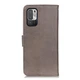 Чехол-книжка KHAZNEH Wallet Cover для Xiaomi Redmi Note 10 5G / Poco M3 Pro - Grey - изображение 4