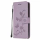 Чехол-книжка с рисунком UniCase Butterfly Pattern для Xiaomi Redmi Note 8 Pro - Light Purple - изображение 2