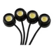 Орлиный глаз на двухстороннем скотче Led ДХО Autoexpect БЕЛЫЙ 12V (10822) - изображение 1