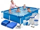 Бассейн Bestway каркасный 56401, 221х150х43 см, прямоугольный - изображение 3