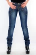 Джинсы OMAT jeans 9573-720 W 29 L 34" Синие - изображение 3