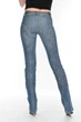 Джинсы полубатальные OMAT jeans 9272-507 W 31 Синие - изображение 6