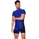 Трико для боротьби борцівські трико Zelart 0716 розмір 4XL (52-54) Blue-Black - зображення 1