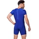 Трико для боротьби борцівські трико Zelart 0716 розмір 4XL (52-54) Blue-Black - зображення 2