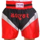 Шорты для тайского бокса и кикбоксинга Twins 6142 размер XL (50-52) Red-Black-Gray - изображение 1
