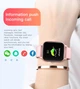 Смарт-часы женские smart band Smartix T98 розовый (температура, пульс, давление, кислород) - изображение 3